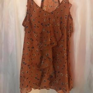Women's Floral Sleeveless Blouse